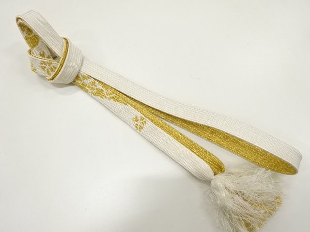 JAPANESE KIMONO / HAND-TIED OBIJIME CORD